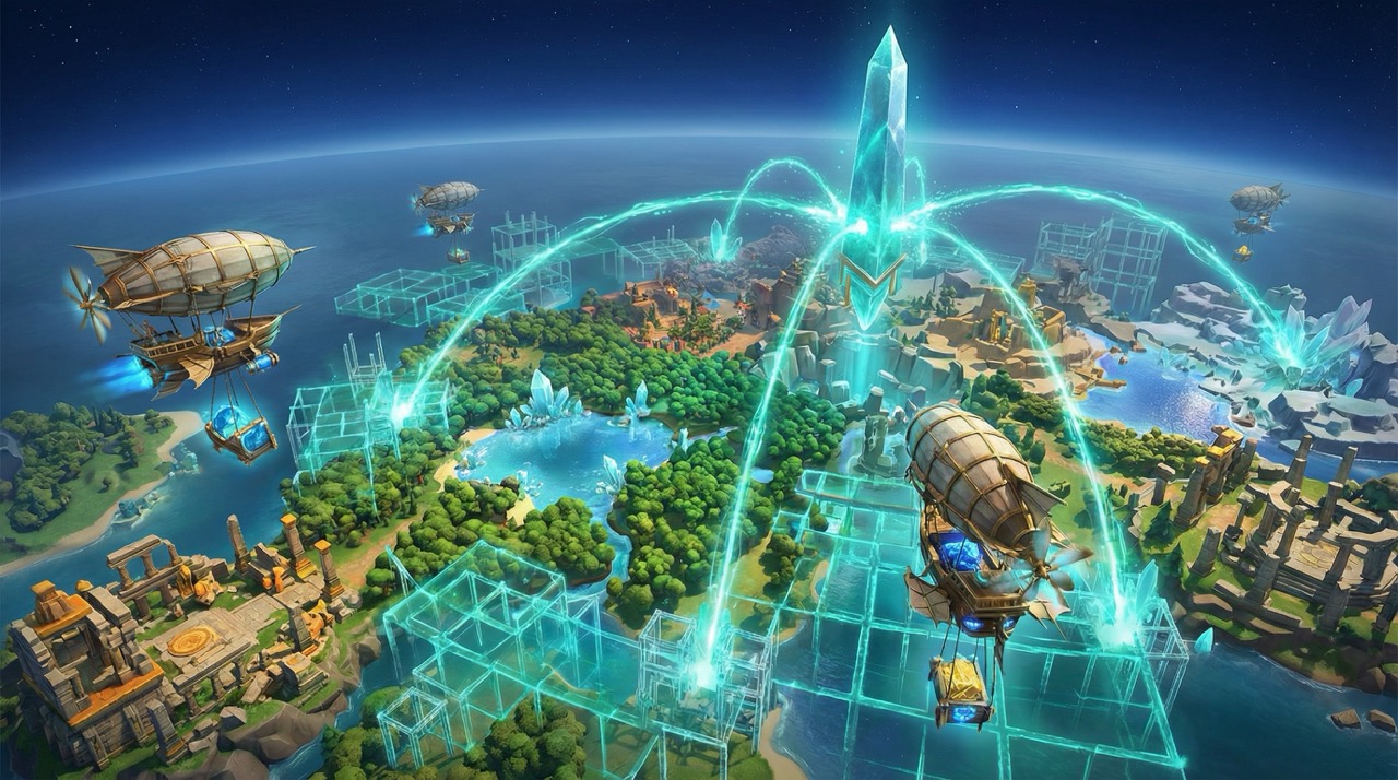 Masters_Program_Branding_An_aerial_view_depicts_a_fantastical_world_with_ghic1aoC Large